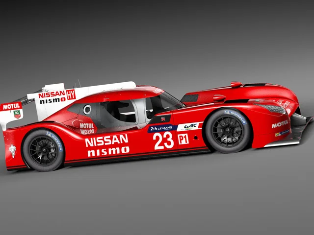 Carro de corrida Nissan GT-R LM Nismo 2015 Modelo 3D - TurboSquid