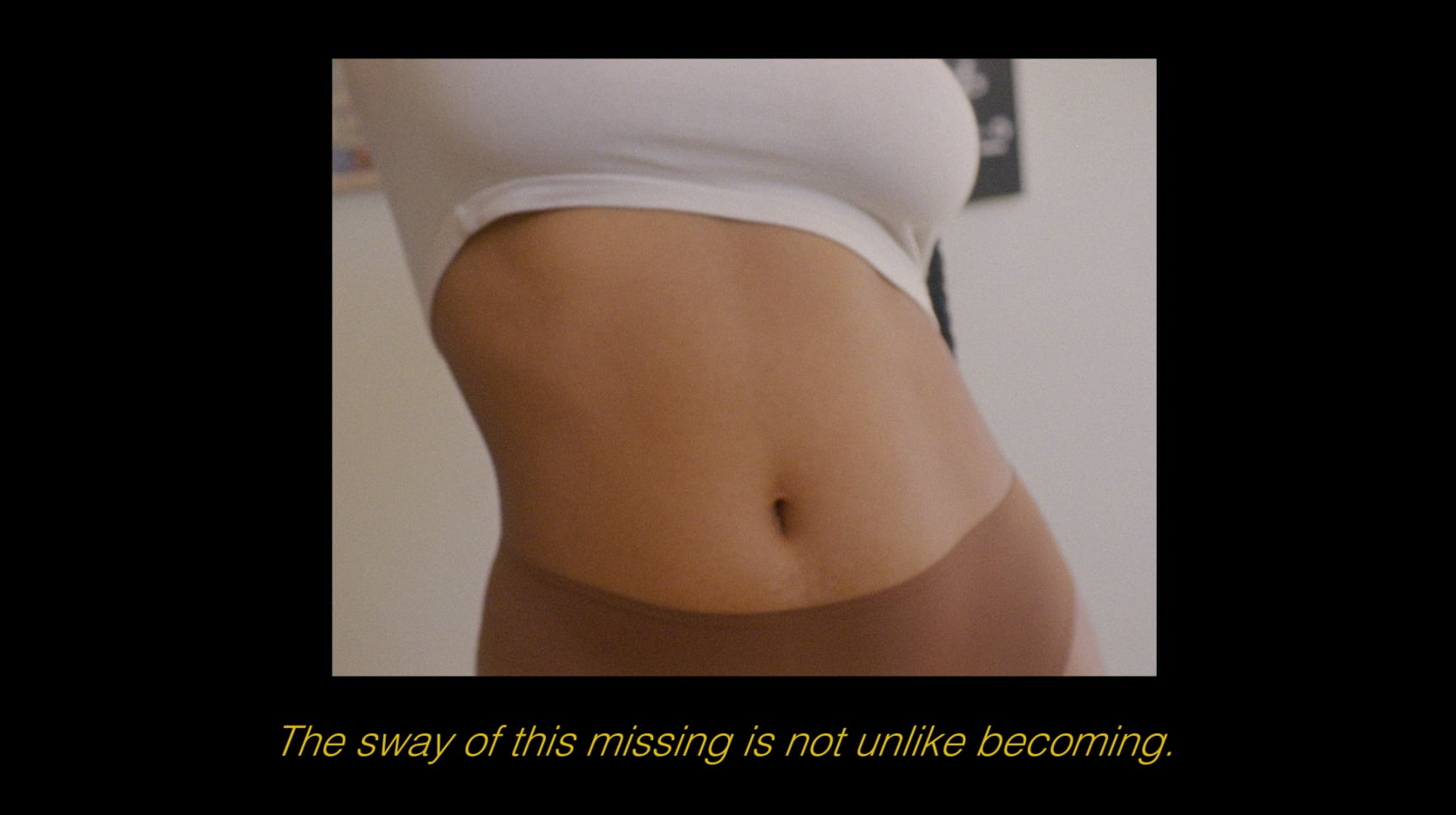 TOWARD AN INTIMACY