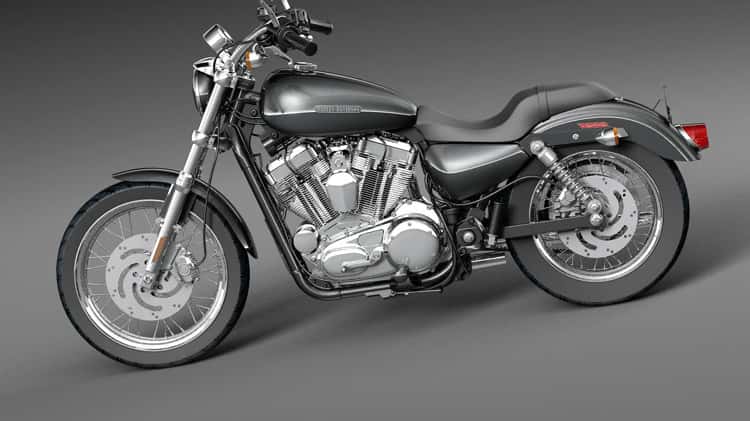 3d model of harley davidson sportster 1200