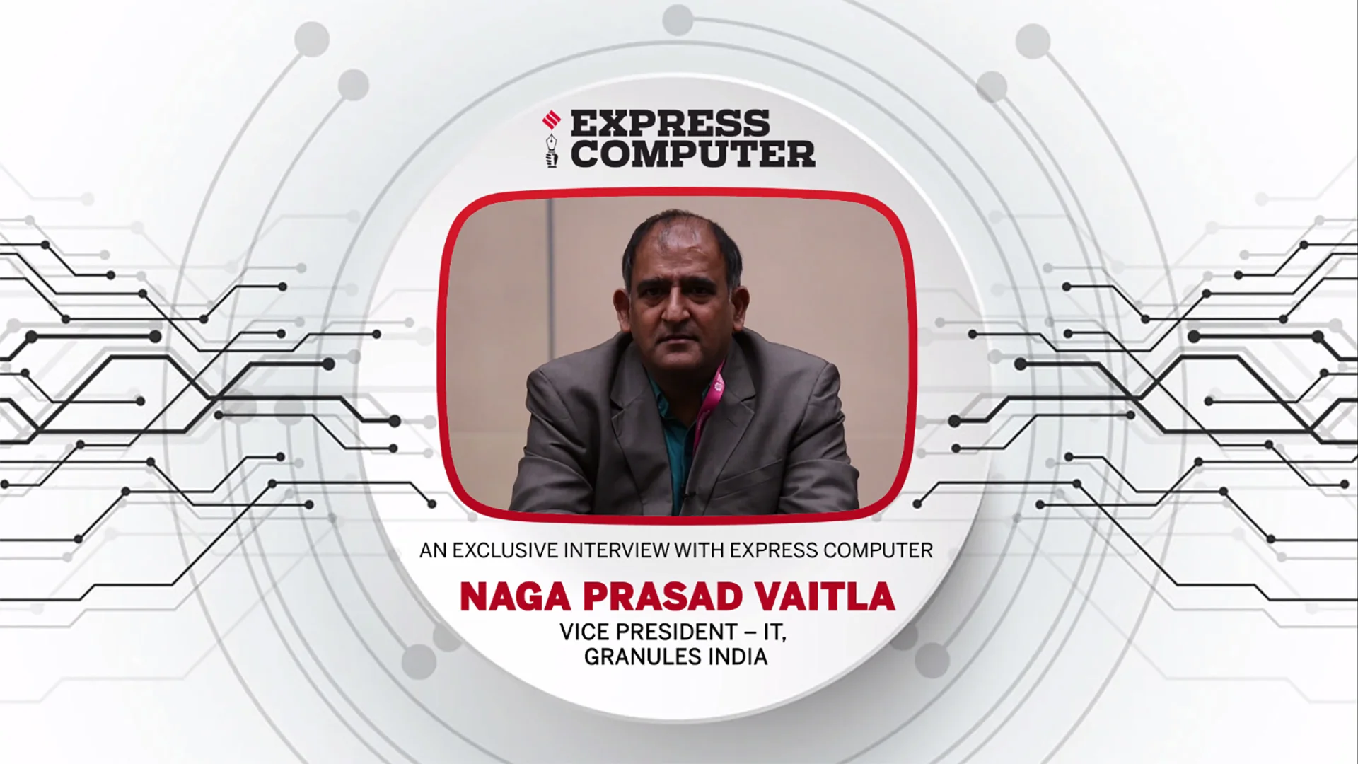 Granules India adopting design thinking in a big way: Naga Prasad Vaitla,  Vice President - IT, Granules India on Vimeo