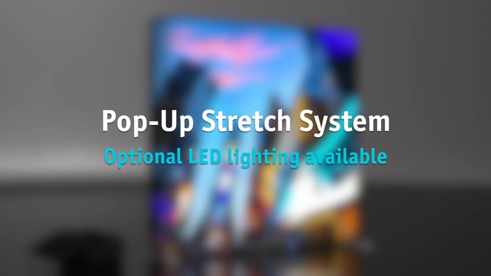 Pop-Up-System „Stretch“ - optional LED lighting available