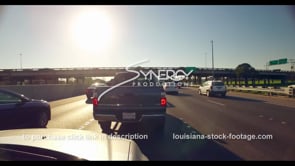 1074 I10 Interstate 10 traffic time lapse video stock footage
