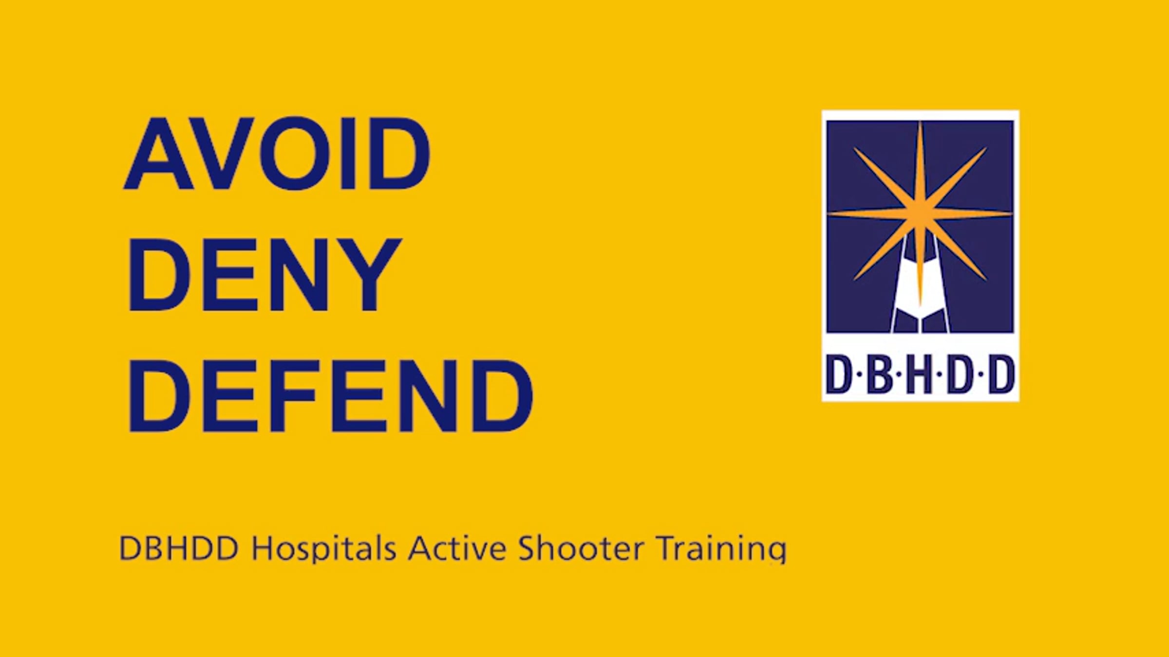 DBHDD HOSPITAL ACTIVE SHOOTER | Videos & Movies on Vimeo