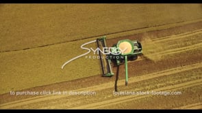 759 Epic aerial view rice harvest in America's farm belt