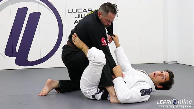 Spider Guard Sweep Attempt to One Leg X Guard Sweep to Side Control