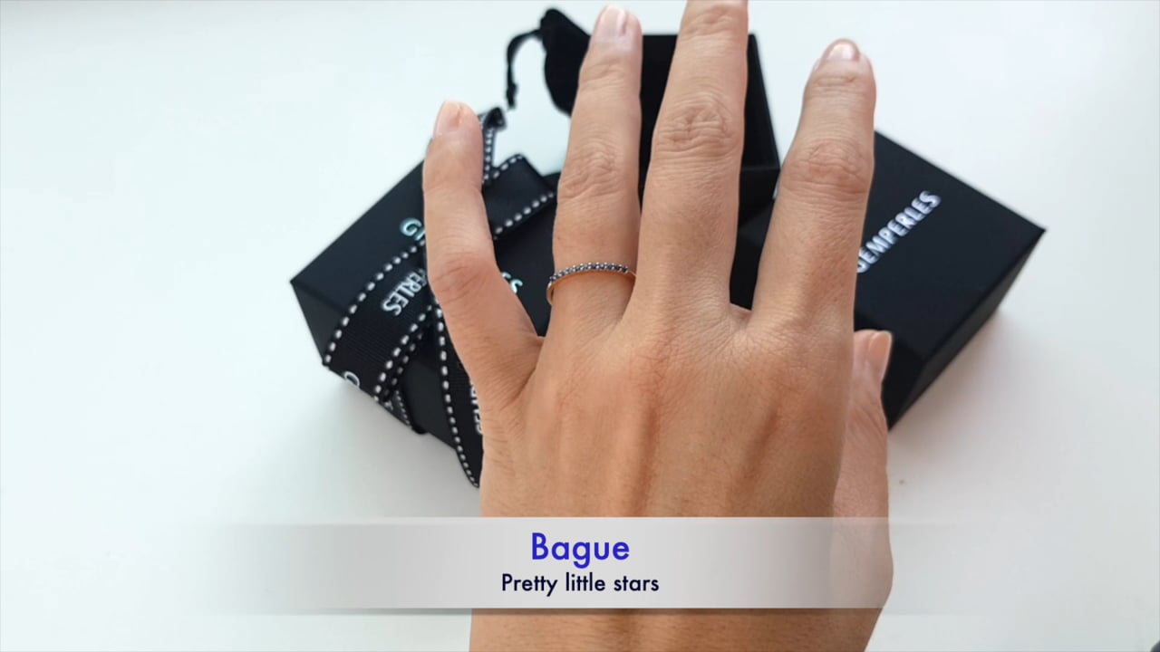 Bague Pretty little stars, or jaune 0.13ct | Gemperles