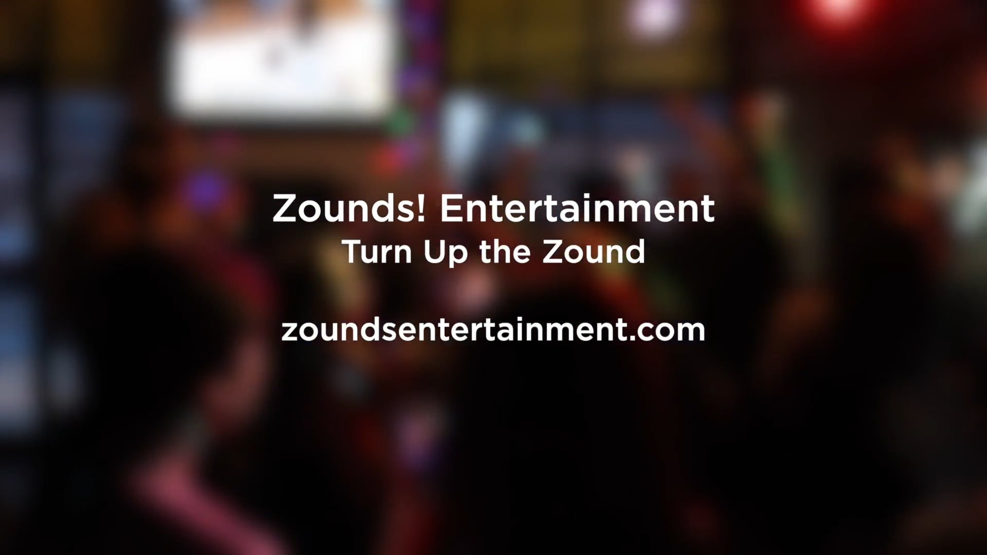 Promotional video thumbnail 1 for Zounds! Entertainment