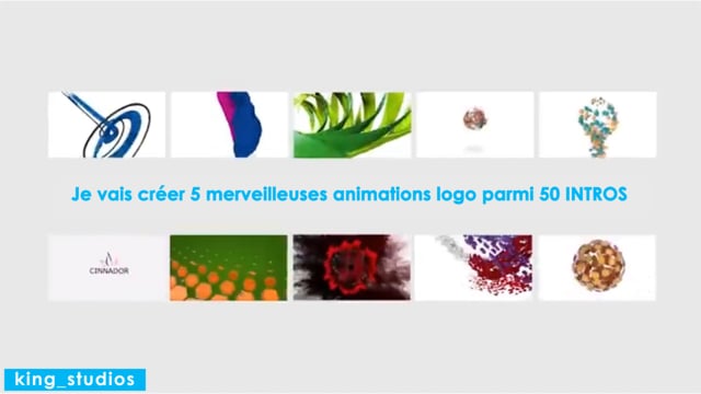créer 5 merveilleuses animations logo parmi 50 INTROS