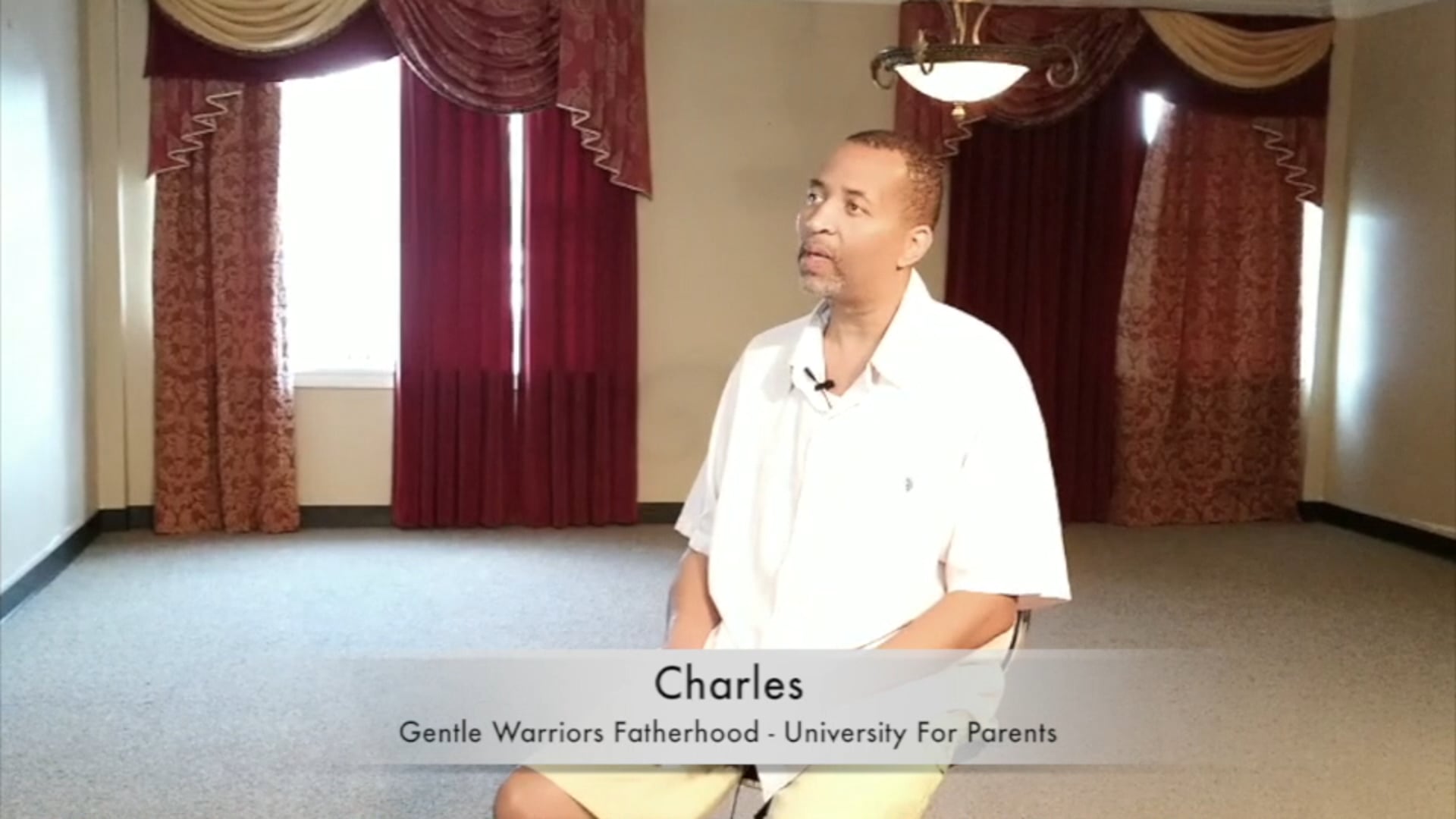Gentle Warriors at University for Parents - Charles