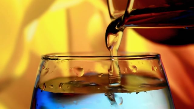 Water Pouring Pitcher Into Glass Stock Footage Video (100% Royalty-free)  5166539