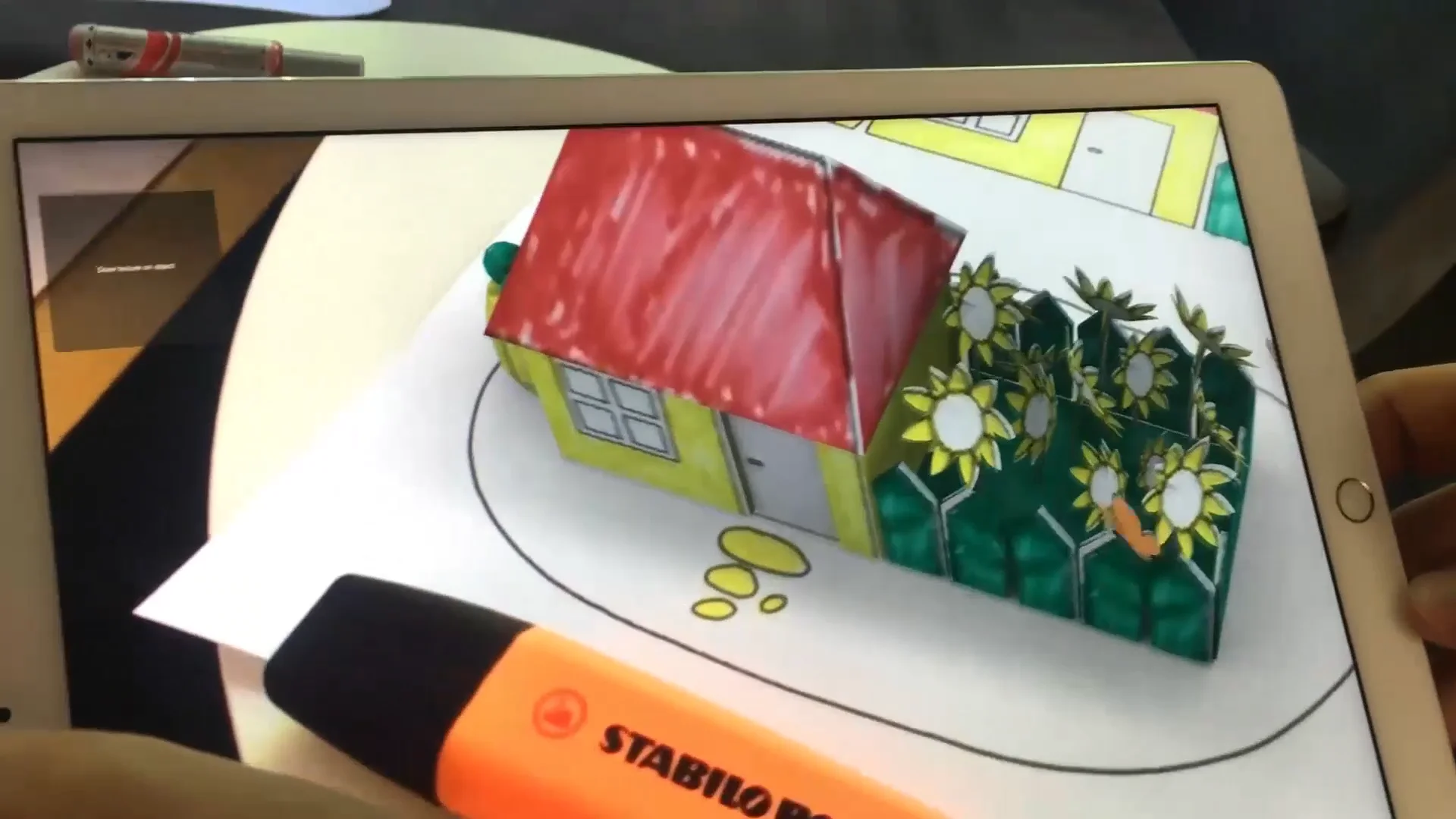 AR Coloring book texturing study on Vimeo