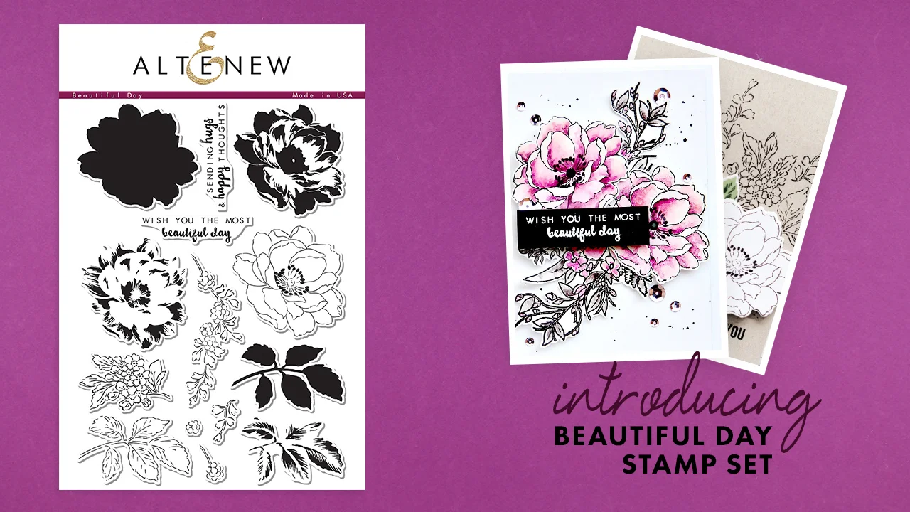 Altenew Stamps Intro - Vintage Flowers 