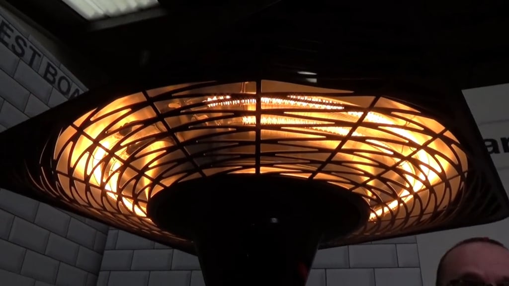 Shadow Infrared Table-top Patio Heater Remote OFFER