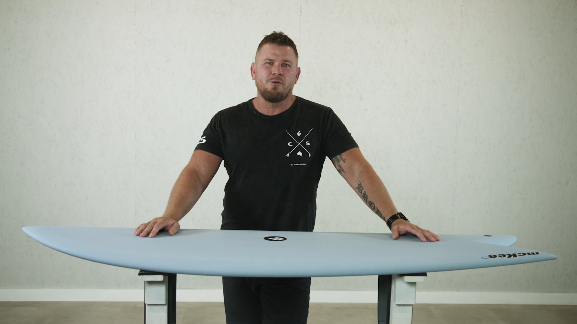 ECS McKee Byron Twin Retro Surfboard on Vimeo