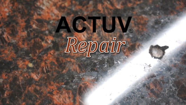 Easy way to repair hard stone with ACTUV