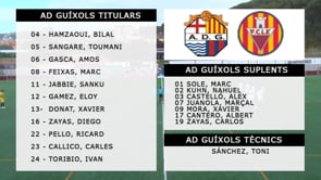 Guíxols 3 - 4 FC L'Escala P1