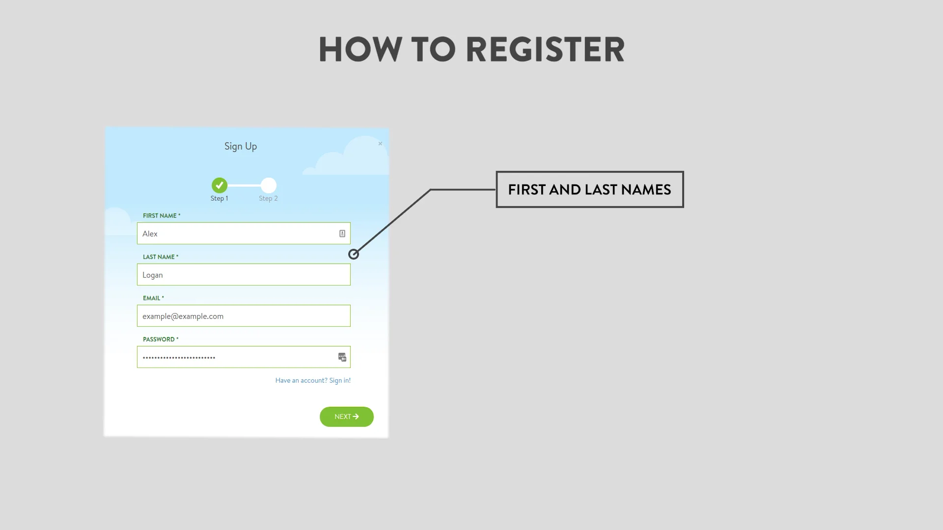 Sign in or Register