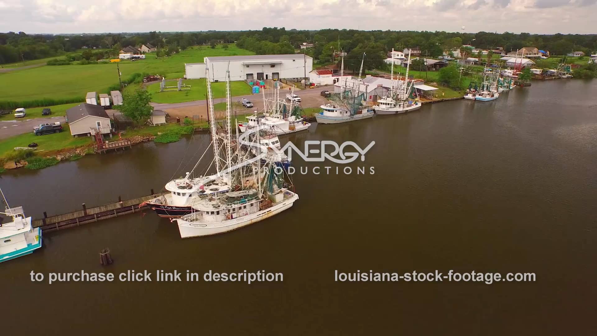 105 Delcambre Louisiana shrimp boat marina video stock footage on Vimeo