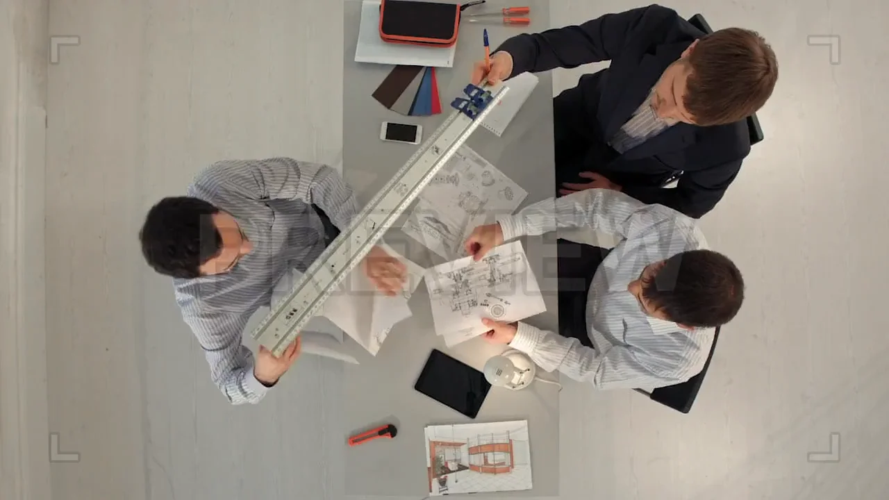 Architect's Meeting Stock Video on Vimeo