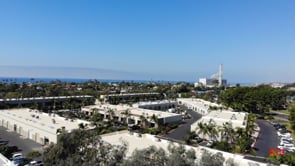 Aerial shots of Retail Center Roofing Project