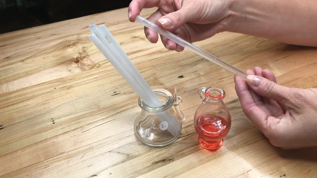 Paille en verre dépoli soufflé à la main pour boissons / pipette pour  mélanges d'huiles – Katari Beauty