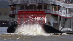 249 XCU river boat steamboat cruise ship paddle wheel