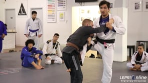 Single Leg Defense to Loop Choke