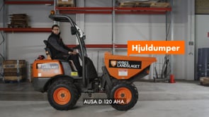 HLL - Kalles maskiner: Hjuldumper Ausa D120 AHA