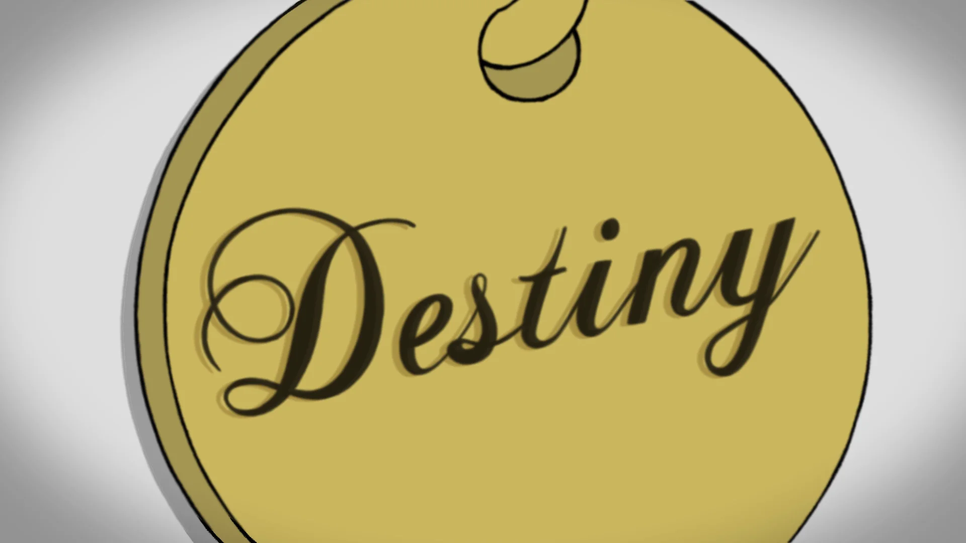the name destiny in cursive