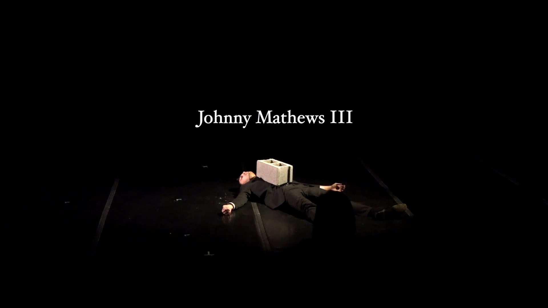 Johnny Mathews III Performance Reel