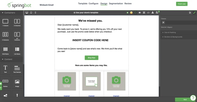 Springbot Email Editor on Vimeo