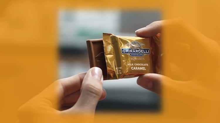 Ghirardelli caramel store squares