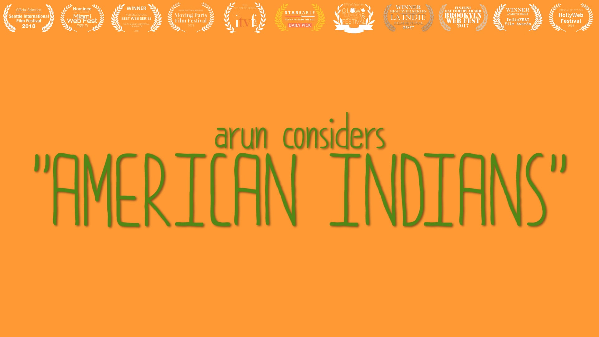 Arun Considers "American Indians"