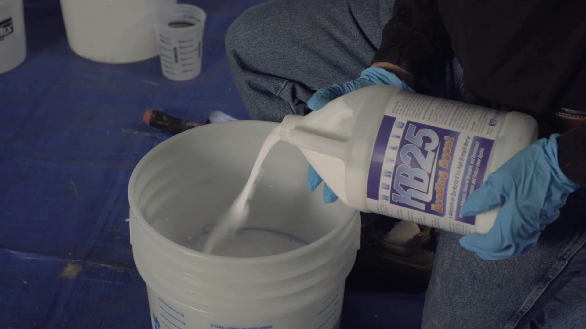 How To Mix KB25 Acrylic Resin with ConKorite FastSetting Concrete