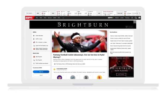 ESPN Digital Display Ad