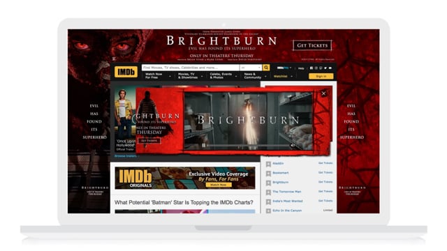 IMDB Digital Display Ad