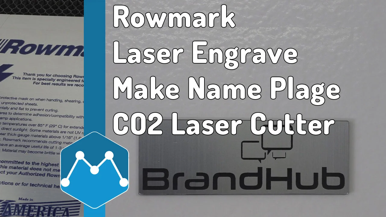 Maker Video: Rowmark Laser Engrave and Cut Out for Door Name Plage Making  on TruCUT 100W CO2 Laser Cutter on Vimeo