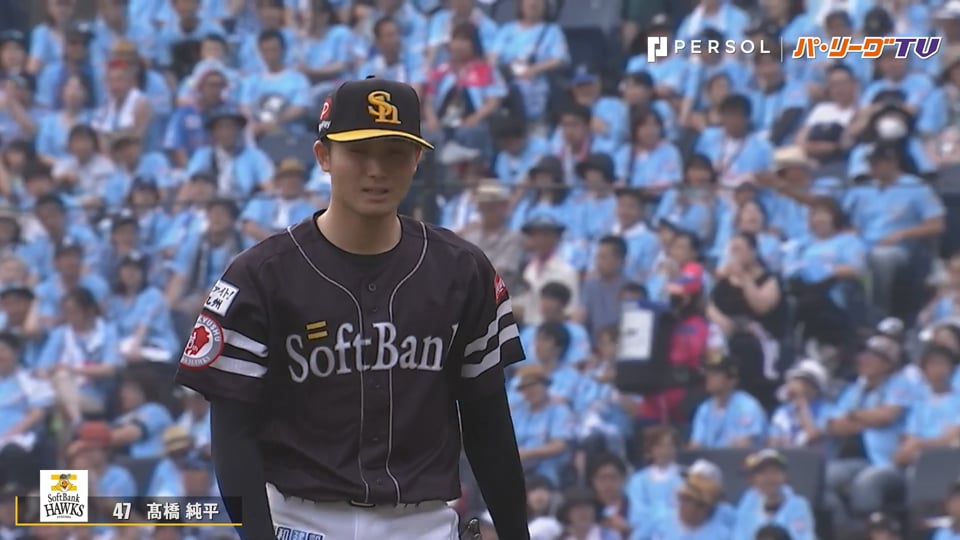 ホークス・高橋純 2回無失点 4奪三振