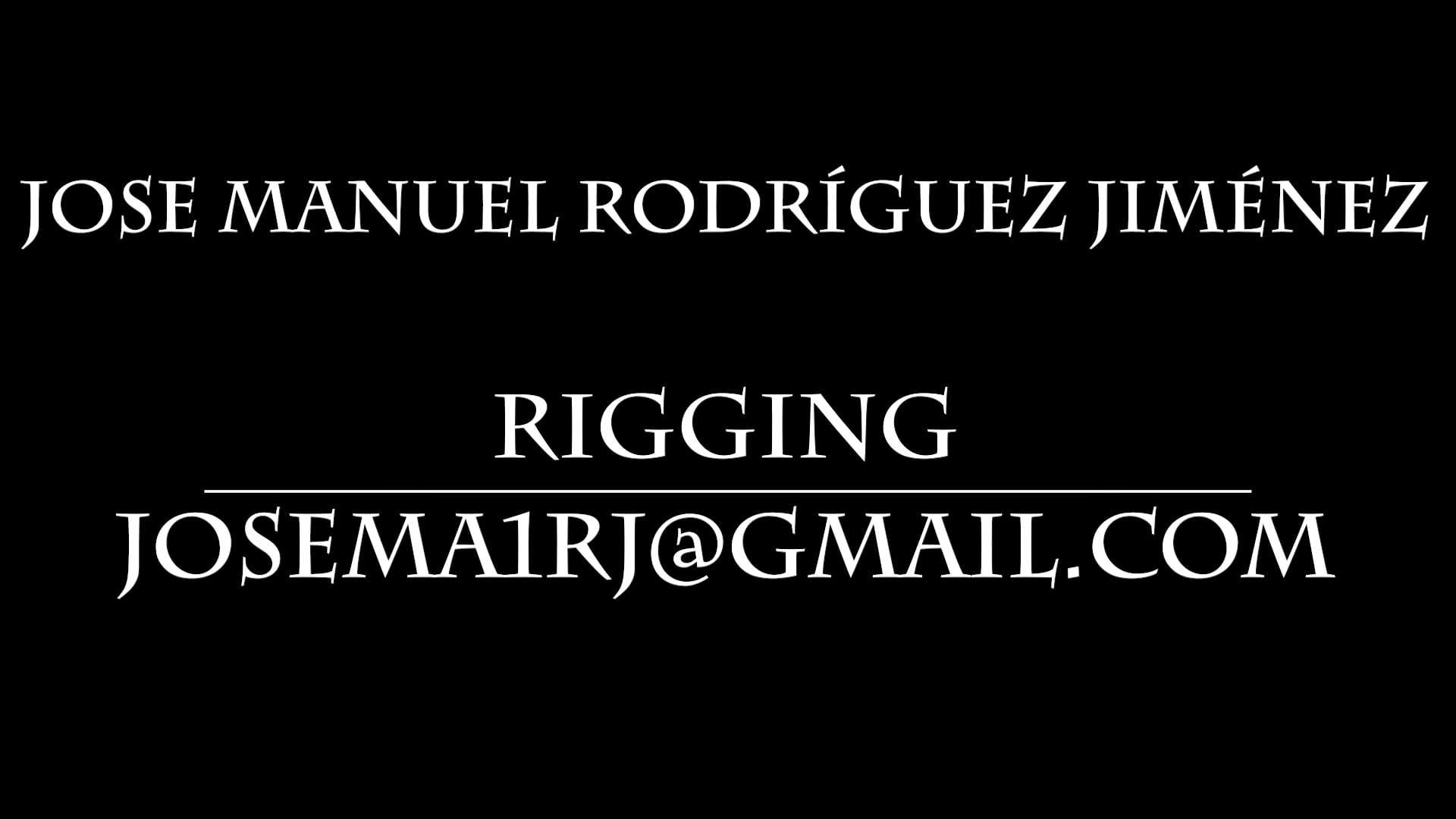 Jose M. Rodríguez: 3D Rigging Reel 2019