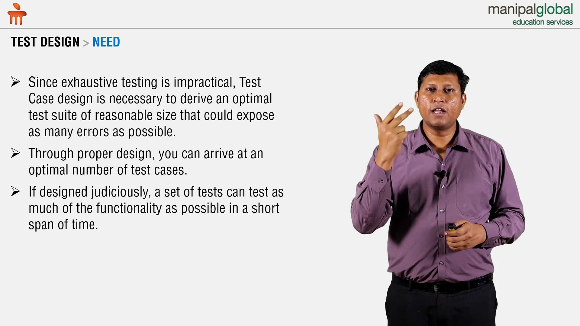 M5_V1 - Introduction To Test Design on Vimeo