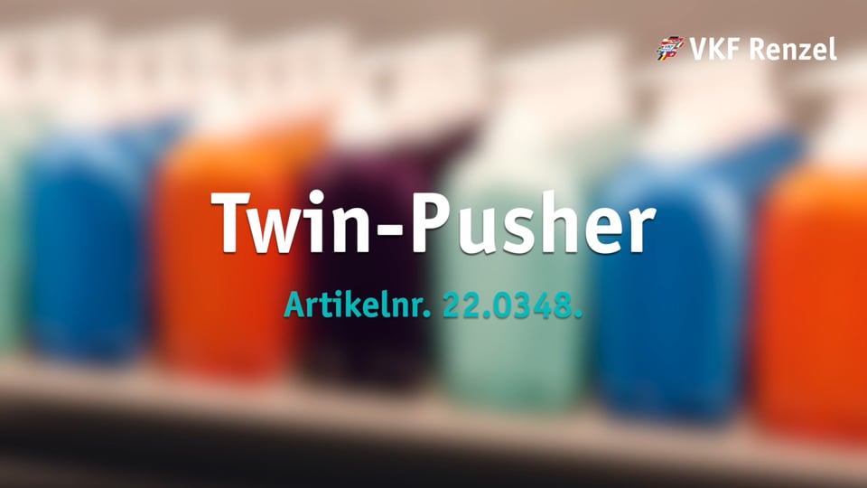 Twin-Pusher - für einen optimierten Warenvorschub runder Produkte