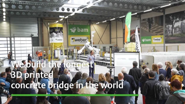 Le pont de béton imprimé en 3D le plus long du monde - Sciences et