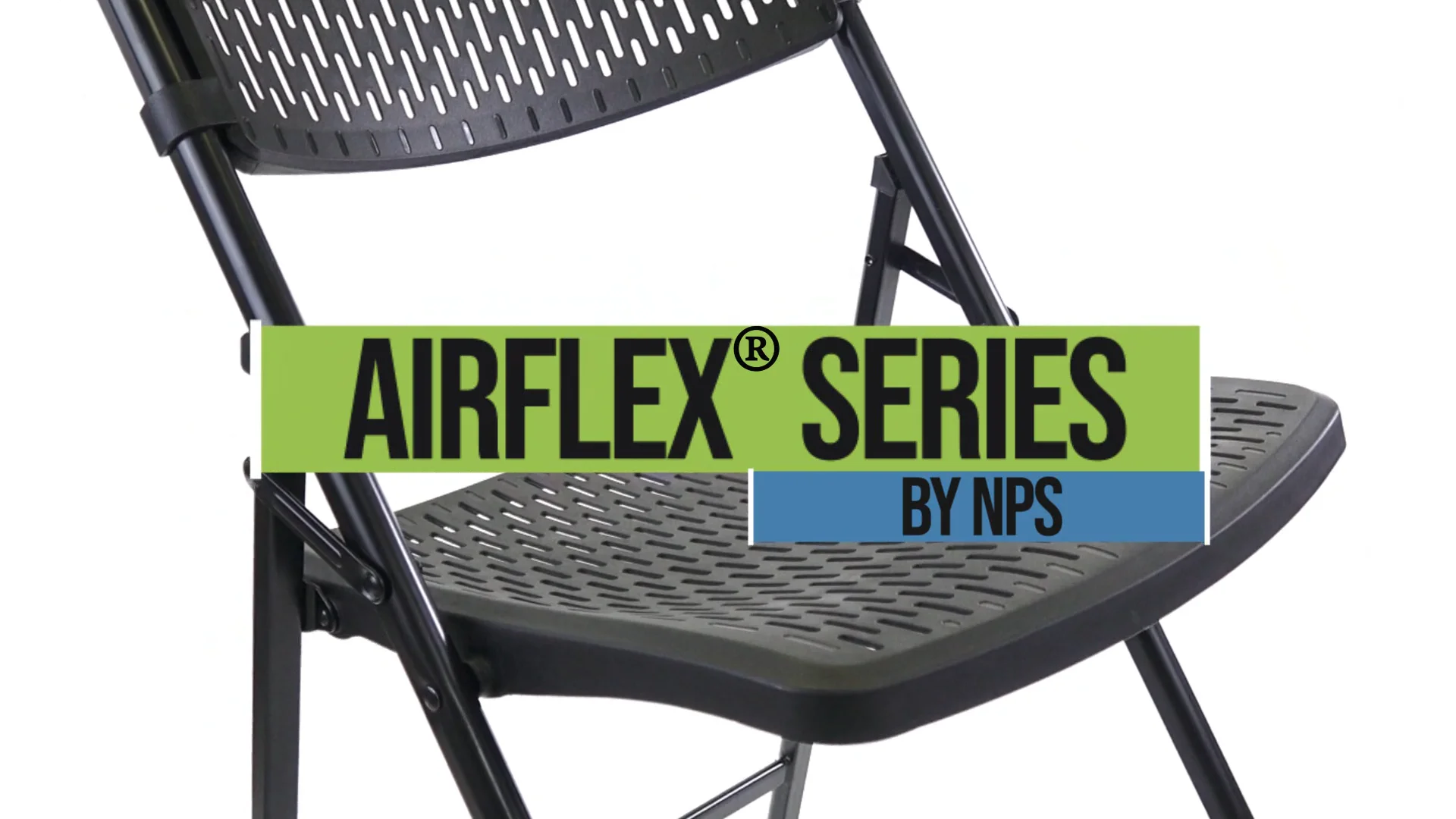 Hdx black plastic folding chair top