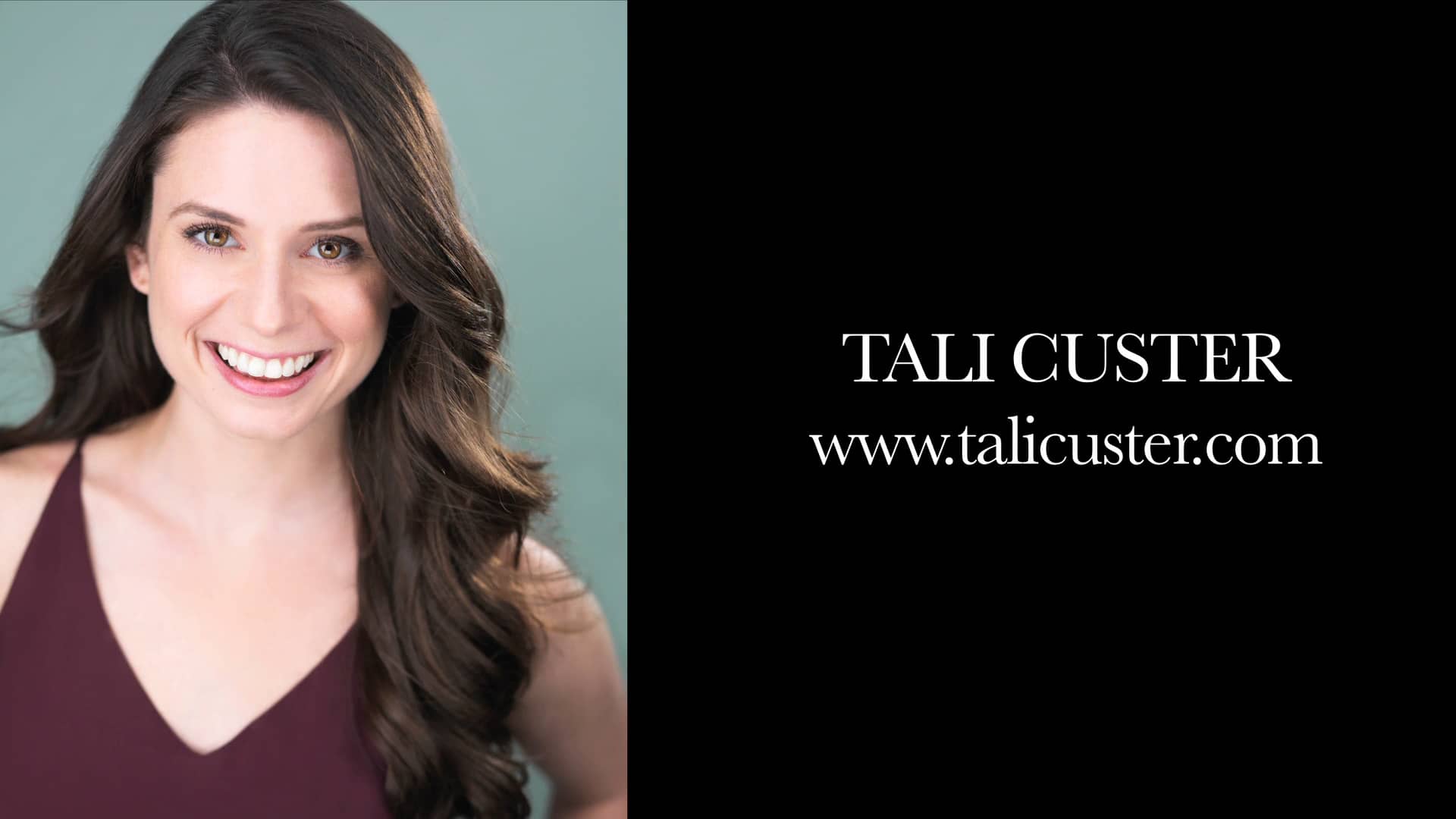 Tali Custer Commercial Reel on Vimeo