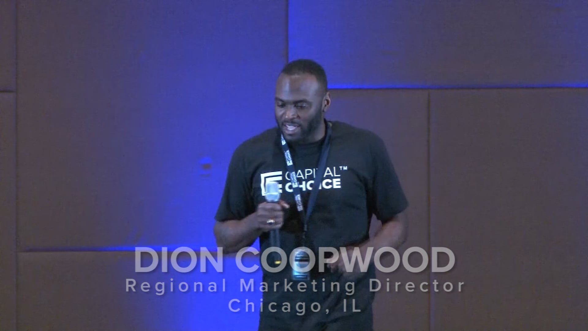 Capital Choice 2019 National Conference - Dion Coopwood on Vimeo