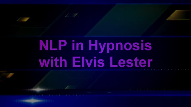 NLP in Hypnosis with Elvis Lester - Tampa Florida