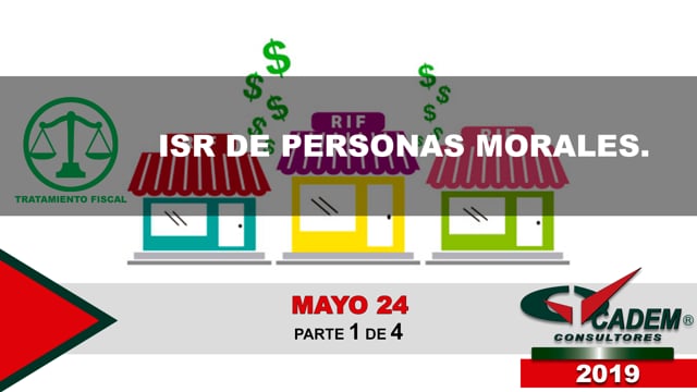 ISR de personas morales.