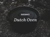 Video: Barebones Dutch Oven