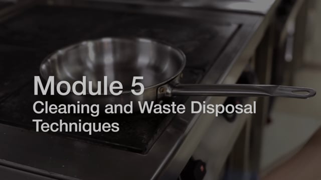 Module 05: Cleaning and Waste Disposal Techniques - Video Thumbnail