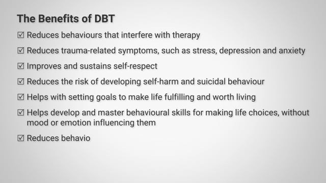 Dialectical Behaviour Therapy - Video Thumbnail